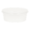 Lid Flat PP Clear For 54-85 OZ Bucket & Tub 360/Case