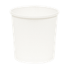 Soup Food Container Base 16 OZ SBS Paperboard White Tall Leak Resistant 500/Case