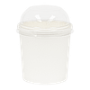 Soup Food Container Base 16 OZ SBS Paperboard White Tall Leak Resistant 500/Case