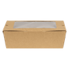 INNOBOX EDGE™ #3 Take-Out Box Kraft With Window Leak Resistant 160/Case