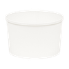 Soup Food Container Base 16 OZ SBS Paperboard White Squat Leak Resistant 500/Case
