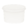 Soup Food Container Base 16 OZ SBS Paperboard White Squat Leak Resistant 500/Case