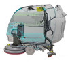 Floor Scrubber 11 GAL 20IN 24v Walk Behind On-Board Charger Pad Battery 1/Each