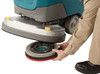 Floor Scrubber 11 GAL 20IN 24v Walk Behind On-Board Charger Pad Battery 1/Each