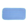 MicroWorks® Sphergo® Mop Pad 11 IN Blue Microfiber Launderable Flat Bottom Non-Abrasive 12 Count/Pack 16 Packs/Case