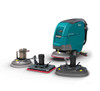 Indoor Floor Scrubber 11 GAL 20IN 1 HP Walk Behind On-Board Charger Pad Disk Head Battery 1/Each