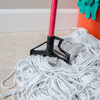 Mop Handle Red Fiberglass With 7.5IN Head Quick Change 1/Each