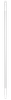Vikan® Handle 49.6X1X1 IN White Anodized Aluminum PP Basic 1/Each