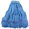 Layflat® Mop Head 24 OZ Blue Cotton Synthetic No Tangle Screw Type 1/Each