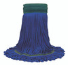 MaxiPlus® Mop Head Medium (MED) Blue Microfiber Loop End 5IN Headband 12/Case