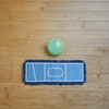 Dust Mop Head Blue Microfiber With 18IN Head Flat Pad No Binding 1/Each