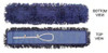 Dust Mop 18X5 IN Blue Cotton Synthetic Fiber Loop End Launderable 1/Each