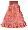 MaxiClean® Mop Head Small (SM) 13.5X6X1 IN Orange Cotton Synthetic Blend 4PLY Loop End 5 IN Headband 1/Each