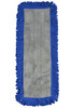 Dry Mop 18X5 IN Microfiber Fringed Canvas Backing 12/Case