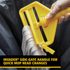 Invader® Mop Handle 54IN Gray Yellow Fiberglass 1/Each