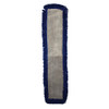 Impact® Dust Mop Head 48 IN Gray Blue Microfiber Canvas Fringed Cut End Looped 12/Dozen