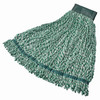 Web Foot® Wet Mop Large (LG) 24 FLOZ Green Microfiber 5IN Headband Large 6 Count/Case