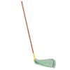 Web Foot® Wet Mop Large (LG) 24 FLOZ Green Microfiber 5IN Headband Large 6 Count/Case