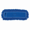 Dust Mop Head 24X5 IN Blue Synthetic Twisted Loops 12/Case