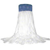 Mop Head Large (LG) Blue Microfiber 4PLY Loop End Large Headband 1/Each