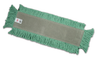 Dust Mop 5X24 IN Green Cotton Synthetic Blend Cut End Disposable Envelope Backing Pretreated 1/Each