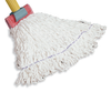 Wet Mop Small (SM) 20 OZ White Polyester Rayon Loop End 5IN Headband 12 Count/Case