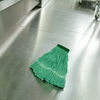 Mop Head Medium (MED) Green Synthetic Fiber Loop End 12/Dozen