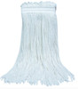 Mop Head #20 14 OZ White Rayon 4PLY Cut End 1.25IN Narrow Headband 1/Each