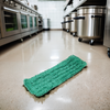 Mop Head 18 IN Green Microfiber Loop End 12/Pack