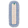 Hygen™ Wet Mop Pad 18X5.70 IN Blue Microfiber Built-In Scrubber High Absorbency 6/Case