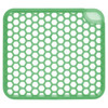 ourfreshe Air Freshener Cucumber Melon Green EVA 6 Count/Pack 6 Packs/Case 36 Count/Case