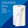 Scott® Roll Paper Towel 8X8 IN 400 FT White Hardwound Core 400 Sheets/Roll 12 Rolls/Case 4800 Sheets/Case