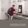 Soap Dispenser 5.25X4.75X9.75 IN White Plastic Manual Viewing Window Metered 1/Each