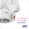 Purell® ES10 Hand Sanitizer Dispenser 1200 mL 3.91X4.33X10.69 IN Chrome Plated Wall Mount 1/Each