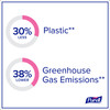 Purell® ES10 Hand Sanitizer Dispenser 1200 mL 3.91X4.33X10.69 IN Chrome Plated Wall Mount 1/Each