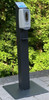 Dispenser Floor Stand Gray Weighted 1/Case