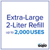 GOJO® FMX-20 Soap Dispenser 2000 mL 11.66X6.5X4.68 IN White Gray Manual Wall Mount 6/Case