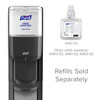 Purell® MESSENGER Dispenser Floor Stand 1200 mL 40X16.75X6 IN Graphite Touchless With Dispenser For ES6 1/Case