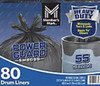 Members Mark Can Liner 55 GAL 1.2MIL With Flap Tie Closure 80/Case