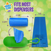 Mighty Clean Diaper Disposal Bag 10 GAL Blue Plastic 72 Count/Pack 2 Packs/Case 144 Count/Case