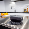 Heritage Can Liner 24X23 IN 8-10 GAL Black LLDPE 0.35MIL 1000/Case