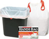 AEP Ind. Handi-Bag Liner 24X27.38 IN 13 GAL White Plastic Drawstring 50/Box