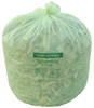 Natur-Bag Compostable Liner 16X17 IN 3 GAL Green 0.67MIL 25 Count/Roll 20 Rolls/Case 500 Count/Case