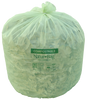Compostable Liner 23.5X29 IN 13 GAL Green Plastic 0.8MIL 250/Case