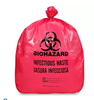 Victoria Bay Can Liner Biohazard Bag 30X43 IN 30-40 GAL Red 1.25MIL 20 Count/Roll 10 Rolls/Case