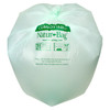 Victoria Bay Compostable Liner 30X39 IN 30 GAL Green Biopolymer 0.8MIL Roll 25 Count/Roll 8 Rolls/Case