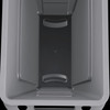 Slim Jim® Trash Can 22X11X30 IN 23 GAL Red Resin Vented 1/Each
