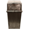 Impact® Trash Can 21.25X21.25X41.6875 IN 45 GAL Brown PE 1/Each