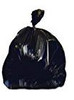 Heritage Can Liner 38X58 IN 60 GAL Black Reprocessed Resin 1.2MIL Star Seal 100/Case