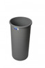 Trash Can 80 QT Gray Round 1/Each